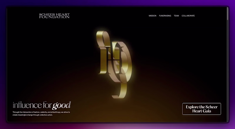Scheer Heart — Nonprofit website designed and built by Tanish Mittal